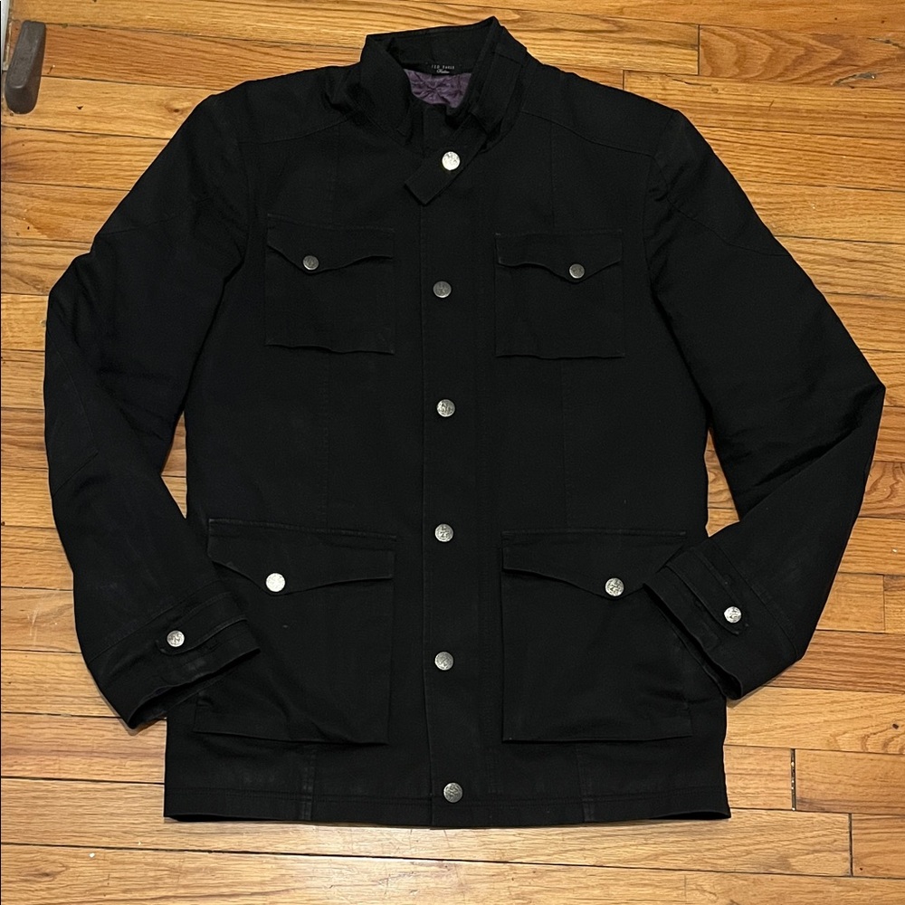 Ted Baker Black Men's Military Jacket